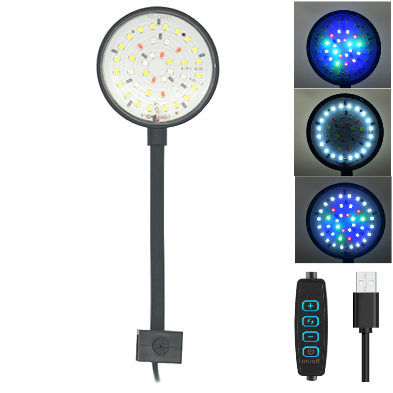 Aquarium Plant Ornament - USB светодиодная лампа для аквариума, светильник