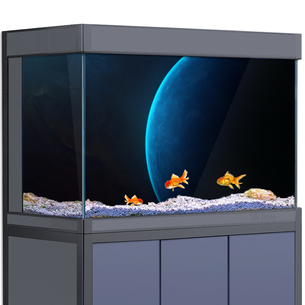 Aquarium Planet - Наклейка на фон для аквариума -