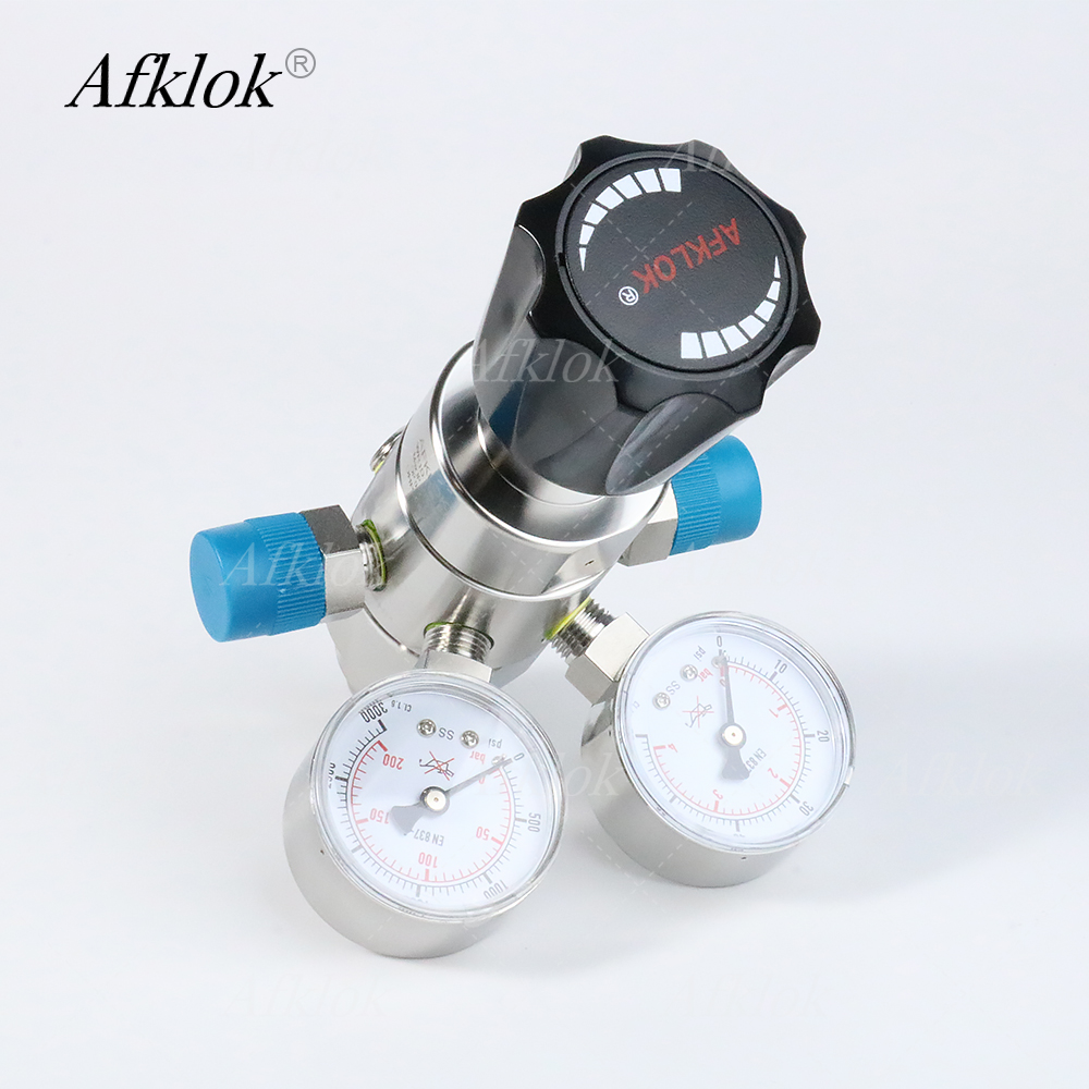 Co2 Regulator Dual Stage - Двухступенчатый регулятор давления с двумя манометрами,