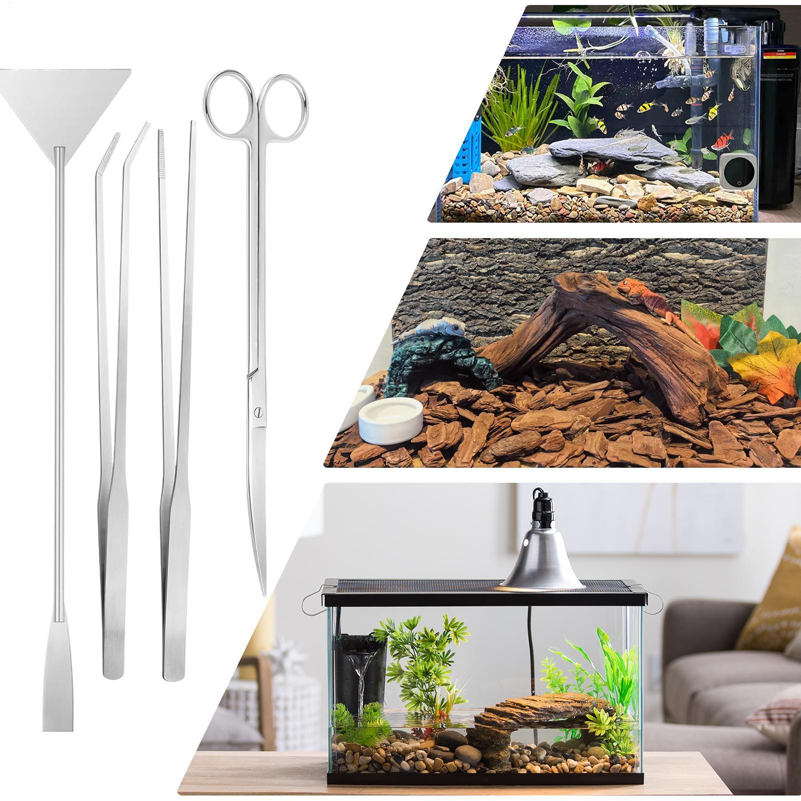 Planted Aquarium Tool Kit - 4 шт. набор инструментов для аквариума,