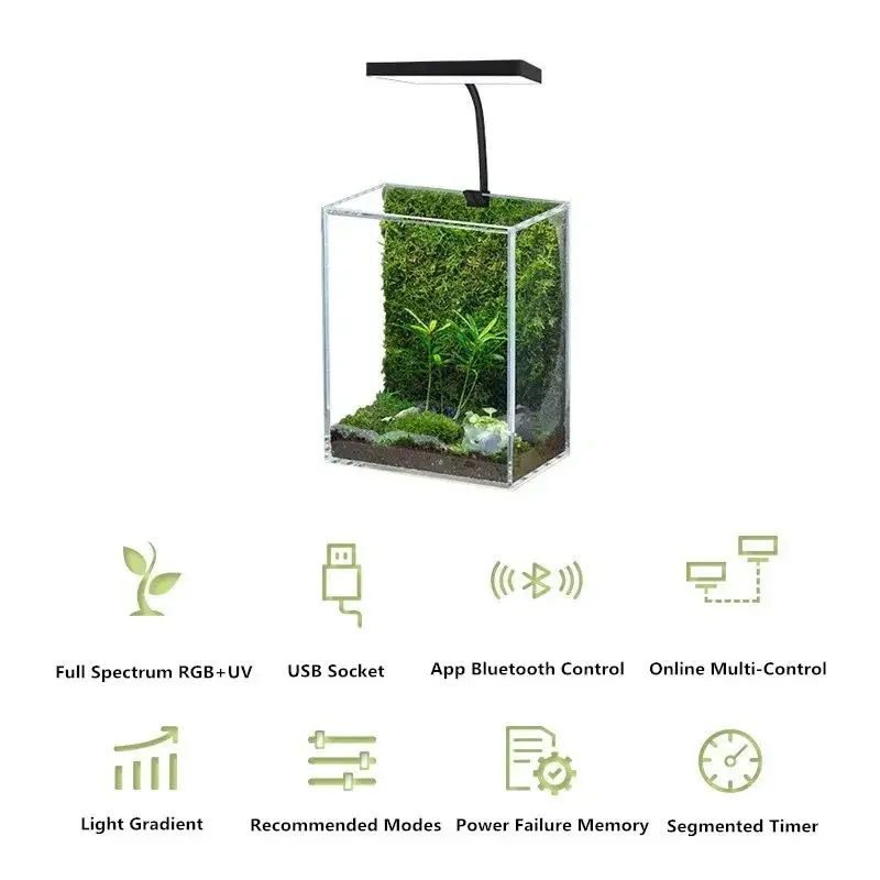 WEEK AQUA Mag Pro USB Нано-лам – обзор и цена Aquarium Plant Ornament