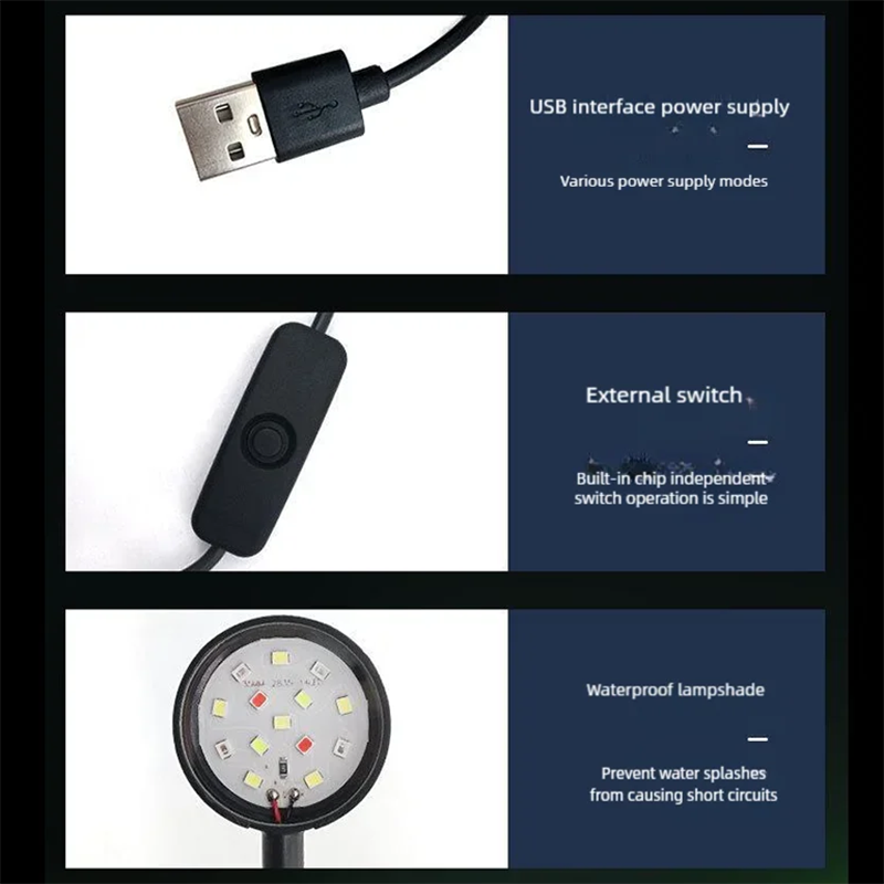 USB LED-лампа для аквариума с  – обзор и цена Aquarium Plant Ornament