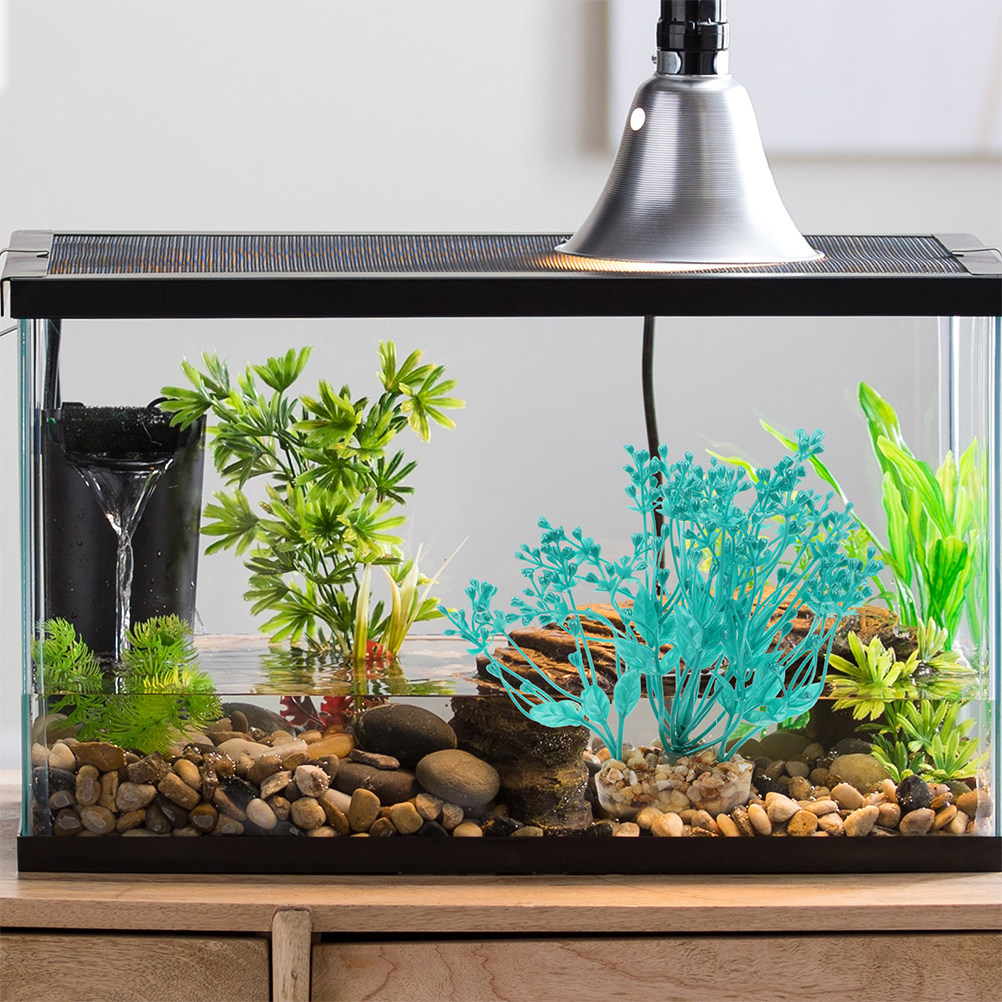 2 шт. реалистичных пластиковых – обзор и цена Aquarium Planted Set Up