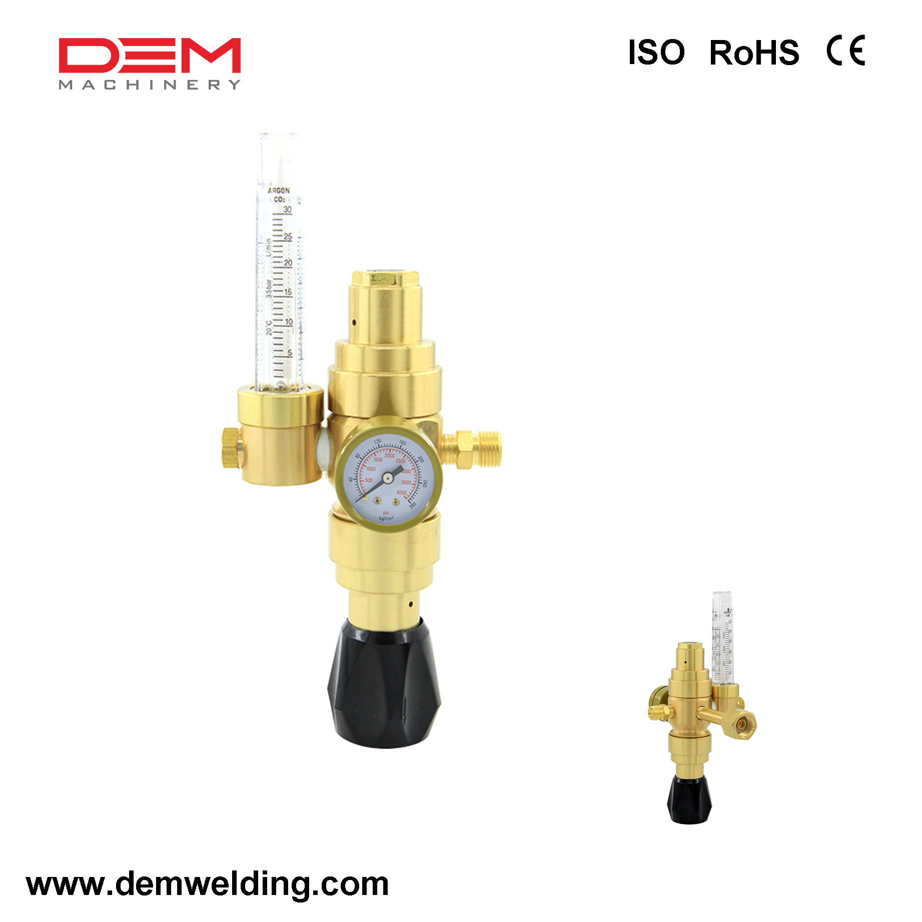 Регулятор расхода DEM WR2400 с – обзор и цена Co2 Regulator Dual Stage